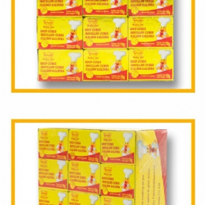 Chicken flavored soup chunks